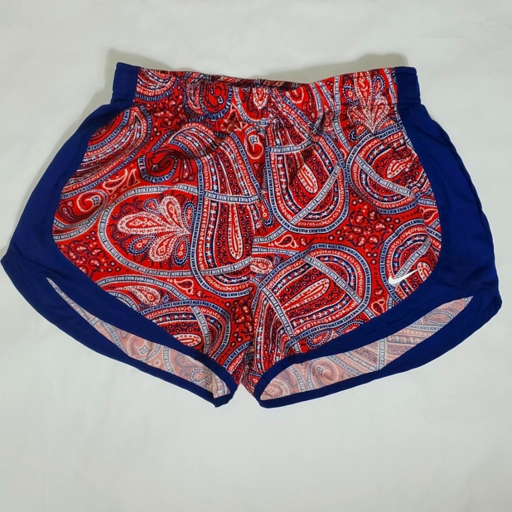 Nike DRI-FIT Paisely Tempo Running Shorts Medium 4th of July Run